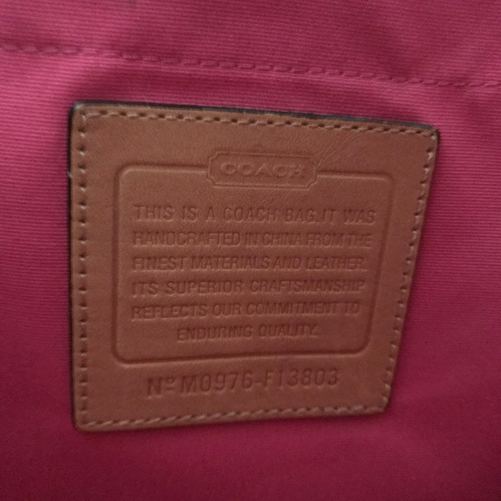 COPY - Authentic Coach diaper bag - Picture 5 of 5